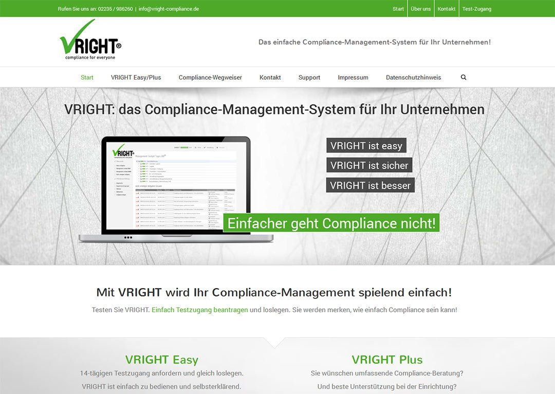 vright: Compliance Management Software